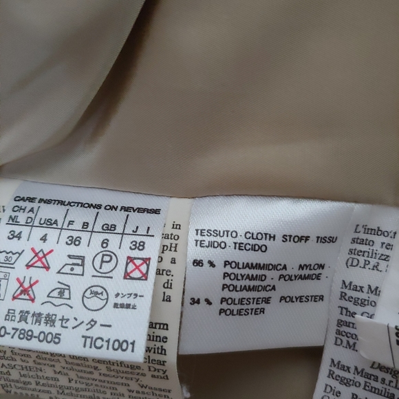 MaxMara Weekend Lightweight Jacket Quilted Goose Down Size 4 - Picture 14 of 15